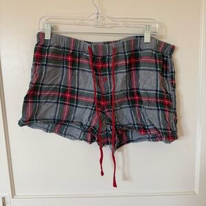 Gilligan & O'Malley Plaid Women's Shorts - Red and Gray